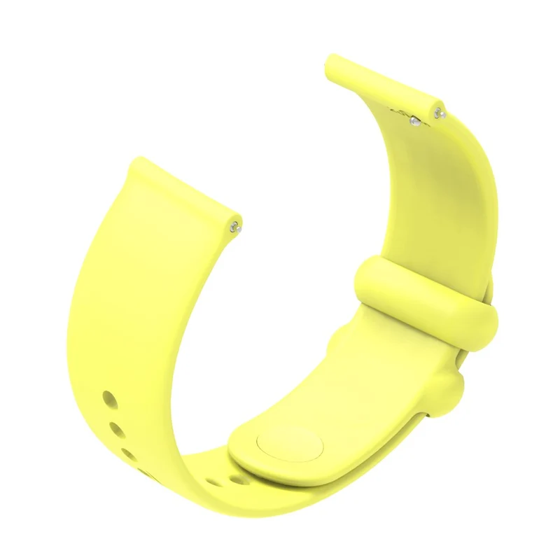 Garmin Vivomove 3 / GarminMove 3 Silicone Strap 20mm Button Buckle Watch Band - Rock Cyan