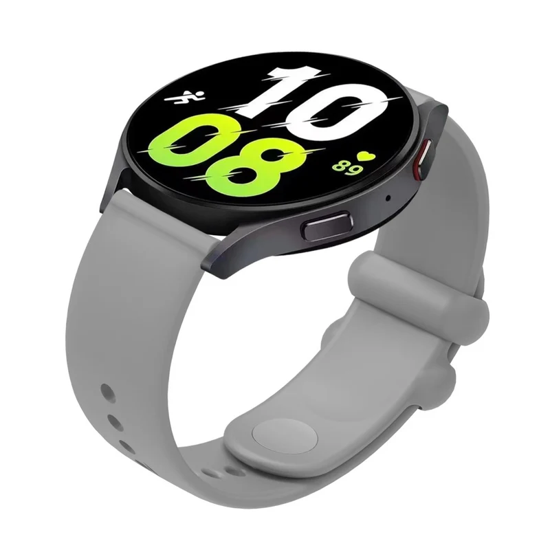 Garmin Vivomove 3 / GarminMove 3 Silicone Strap 20mm Button Buckle Watch Band - Rock Cyan