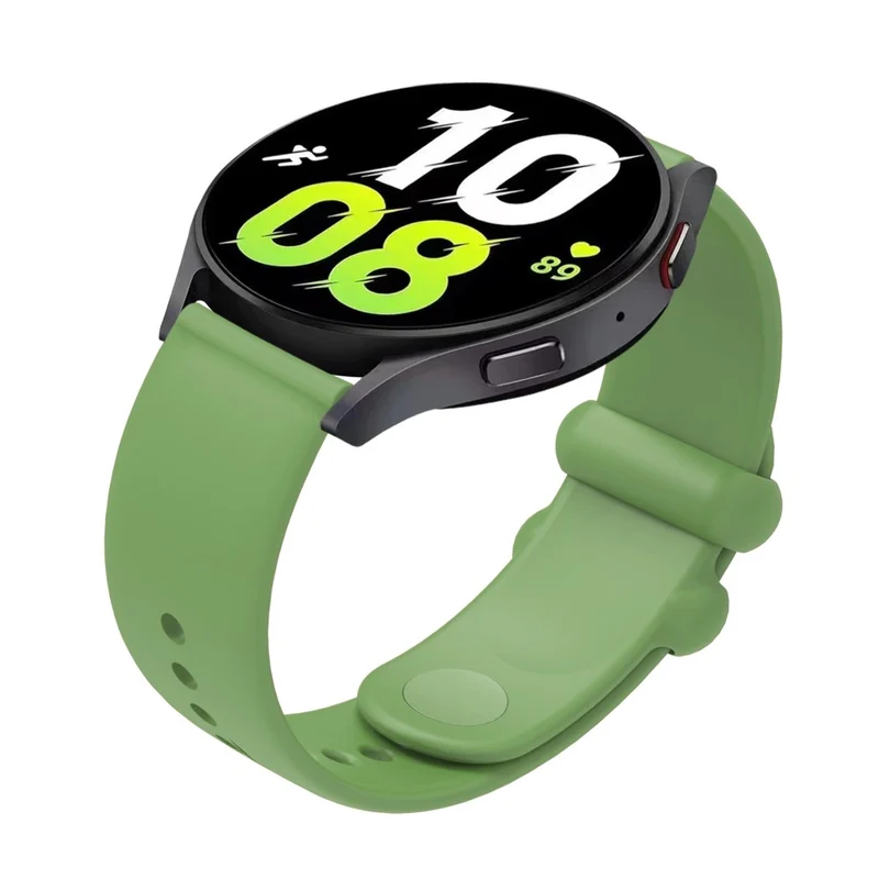 Garmin Vivomove 3 / GarminMove 3 Silicone Strap 20mm Button Buckle Watch Band - Rock Cyan