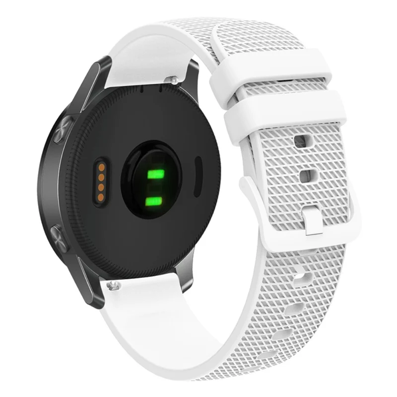 Garmin Vivomove 3 / GarminMove 3 Silicone Watch Strap 20mm Plaid Pattern Sport Bands