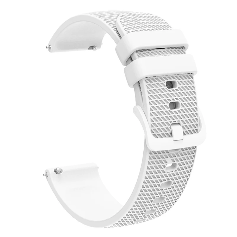 Garmin Vivomove 3 / GarminMove 3 Silicone Watch Strap 20mm Plaid Pattern Sport Bands