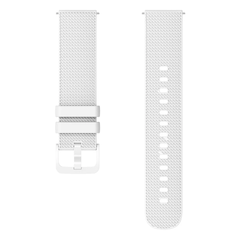 Garmin Vivomove 3 / GarminMove 3 Silicone Watch Strap 20mm Plaid Pattern Sport Bands
