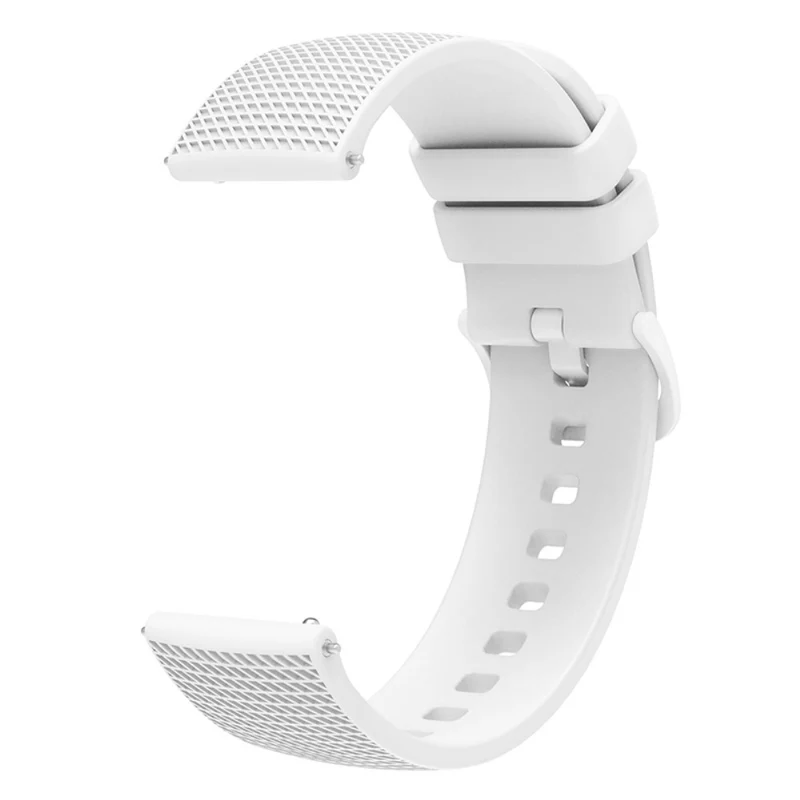 Garmin Vivomove 3 / GarminMove 3 Silicone Watch Strap 20mm Plaid Pattern Sport Bands