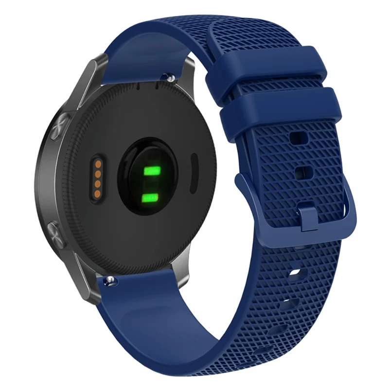 Garmin Vivomove 3 / GarminMove 3 Silicone Watch Strap 20mm Plaid Pattern Sport Bands