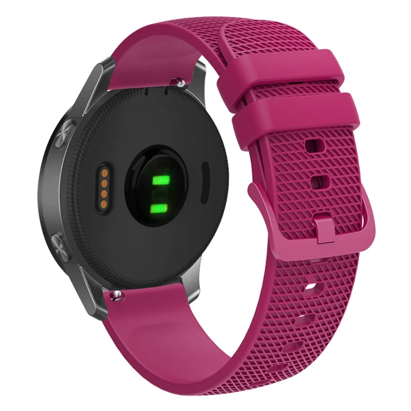 Garmin Vivomove 3 / GarminMove 3 Silicone Watch Strap 20mm Plaid Pattern Sport Bands