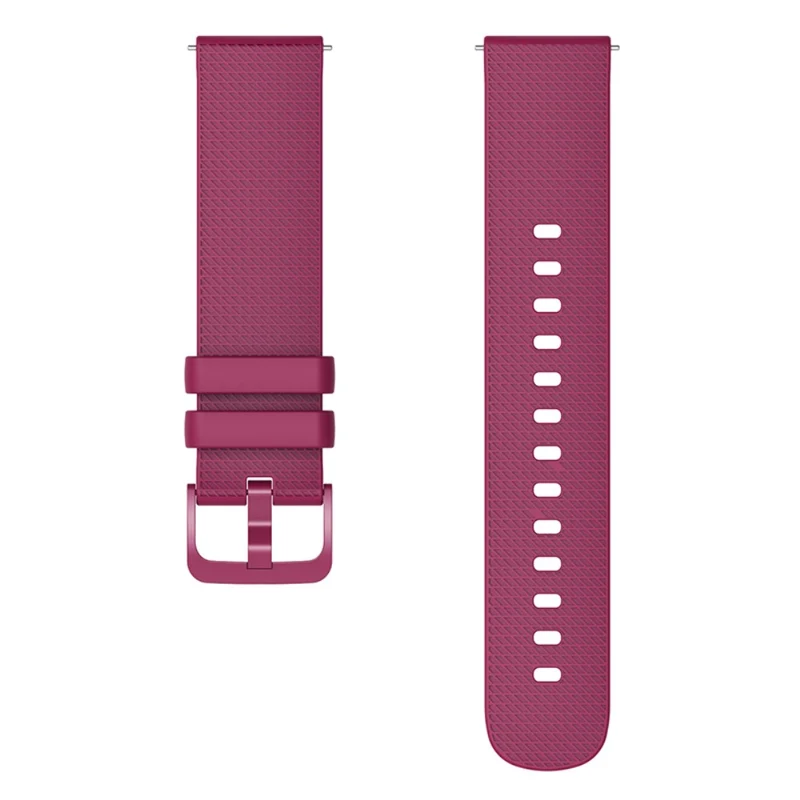 Garmin Vivomove 3 / GarminMove 3 Silicone Watch Strap 20mm Plaid Pattern Sport Bands