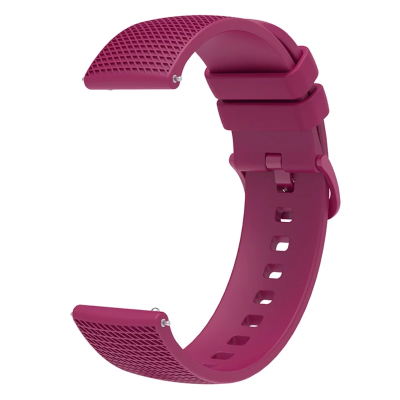 Garmin Vivomove 3 / GarminMove 3 Silicone Watch Strap 20mm Plaid Pattern Sport Bands