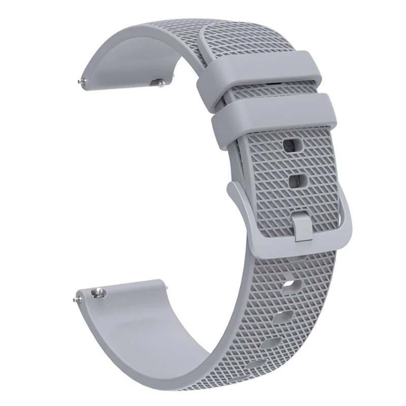 Garmin Vivomove 3 / GarminMove 3 Silicone Watch Strap 20mm Plaid Pattern Sport Bands