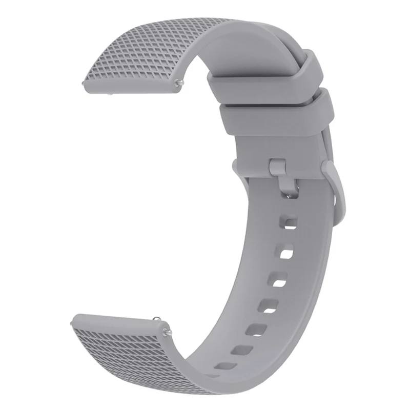 Garmin Vivomove 3 / GarminMove 3 Silicone Watch Strap 20mm Plaid Pattern Sport Bands