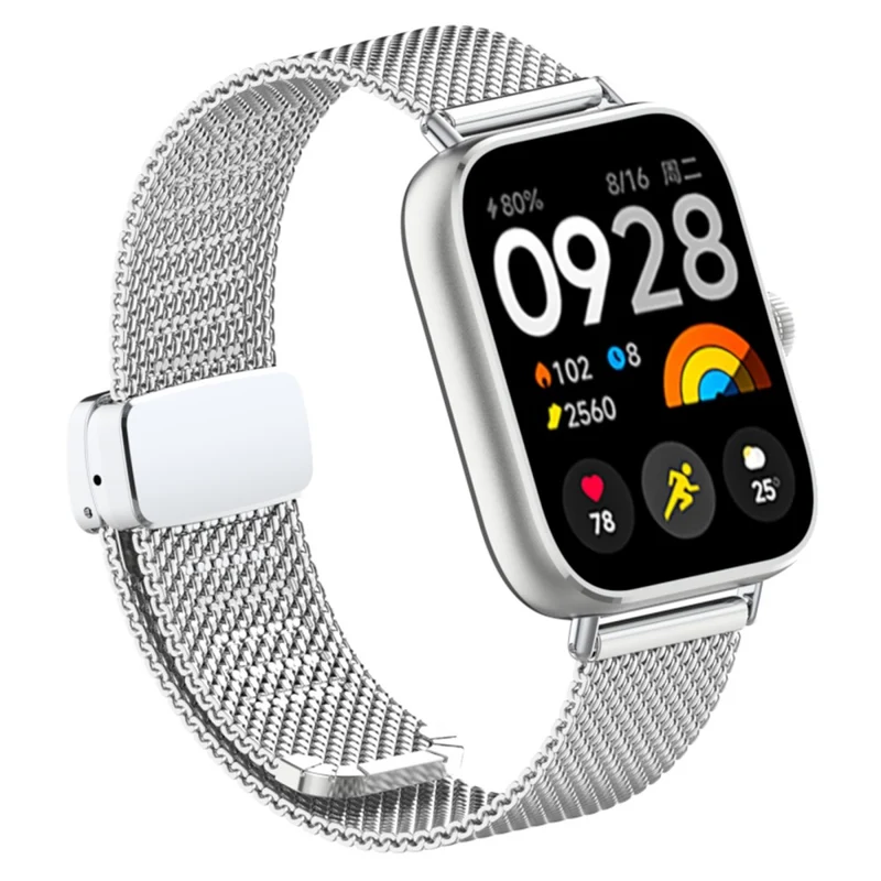 Samsung Galaxy Watch3 45mm / Huawei Watch Ultimate Stainless Steel 22mm Milanese Watch Band