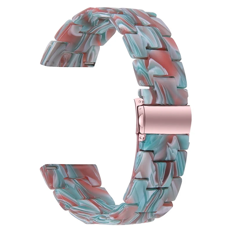 Popglory Replacement Strap Waterproof Resin Sports Watch Band - Leopard Printed