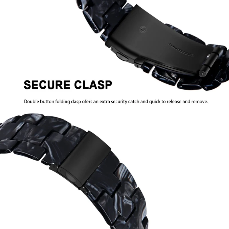 Popglory Replacement Strap Waterproof Resin Sports Watch Band - Leopard Printed