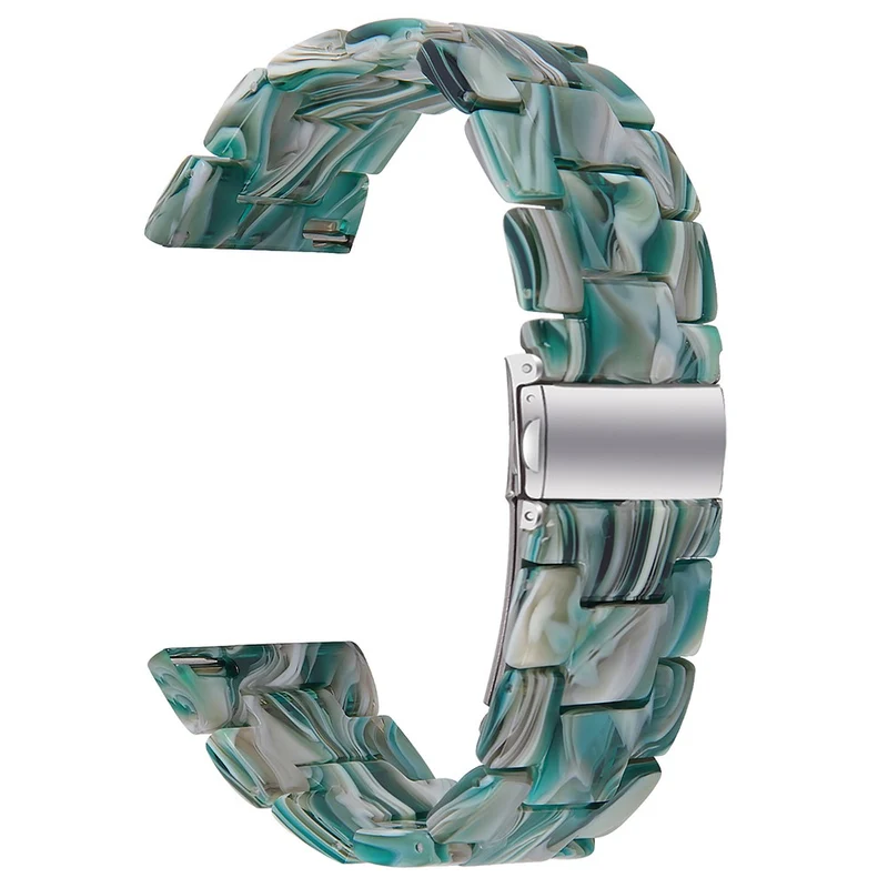 Popglory Replacement Strap Waterproof Resin Sports Watch Band - Leopard Printed