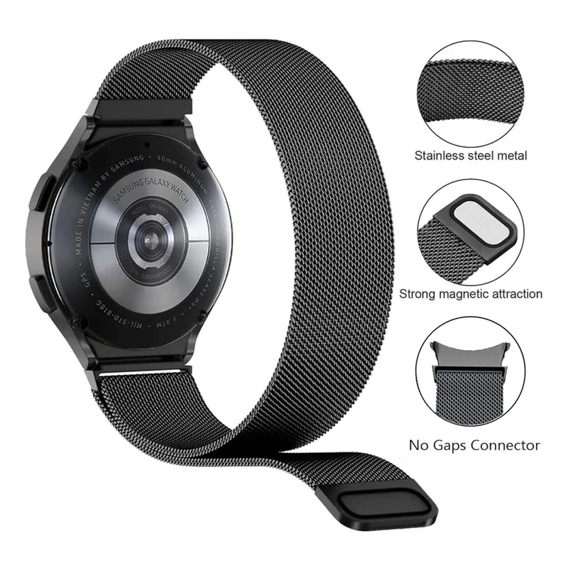 KALEBOL Series Samsung Galaxy Watch6 / Watch6 Classic / Watch 5 Watch Strap Milanese Mesh Band