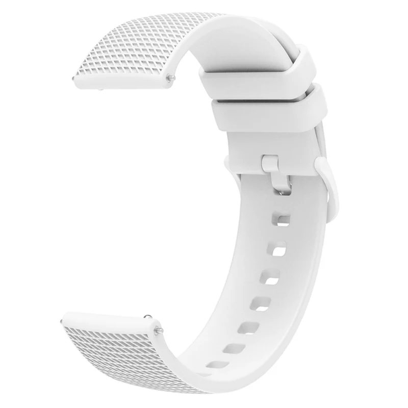 Samsung Gear S3 / Huami Amazfit Pace Silicone Watch Band Plaid Pattern 22mm Straps