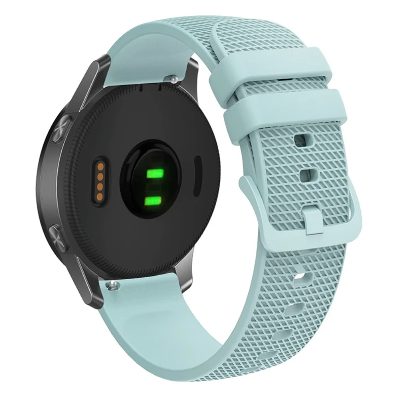 Samsung Gear S3 / Huami Amazfit Pace Silicone Watch Band Plaid Pattern 22mm Straps