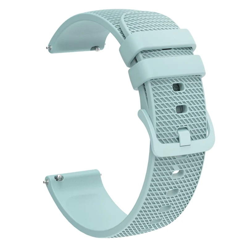 Samsung Gear S3 / Huami Amazfit Pace Silicone Watch Band Plaid Pattern 22mm Straps