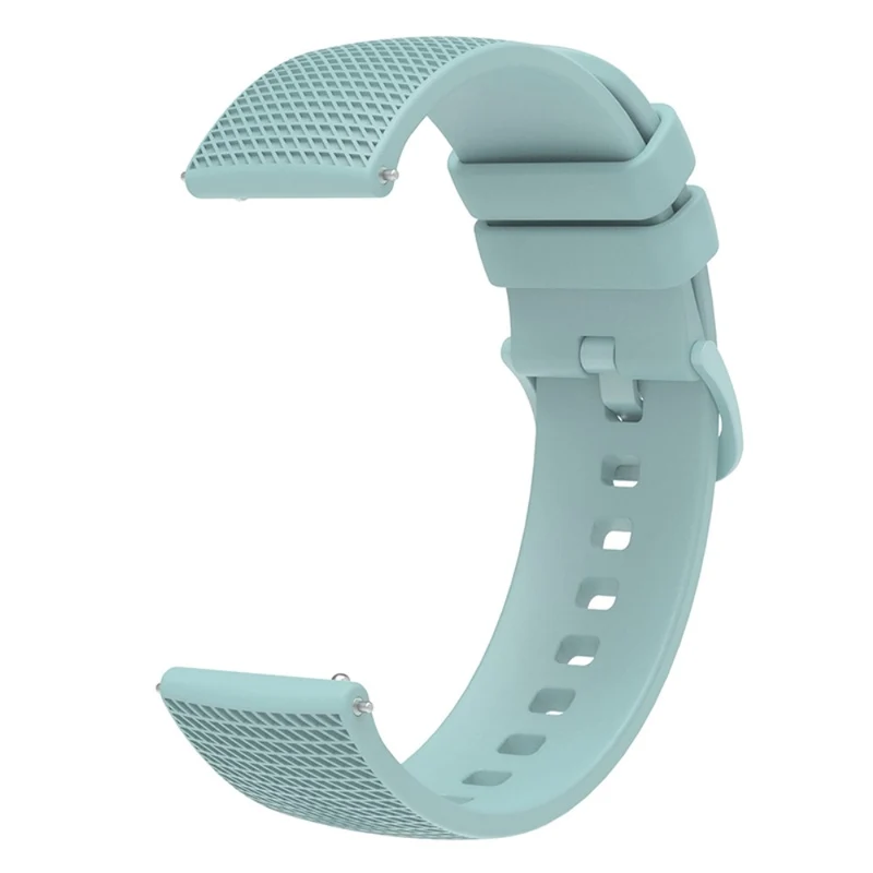 Samsung Gear S3 / Huami Amazfit Pace Silicone Watch Band Plaid Pattern 22mm Straps