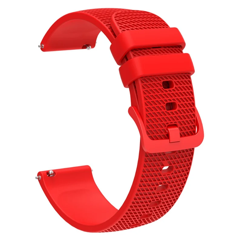 Samsung Gear S3 / Huami Amazfit Pace Silicone Watch Band Plaid Pattern 22mm Straps