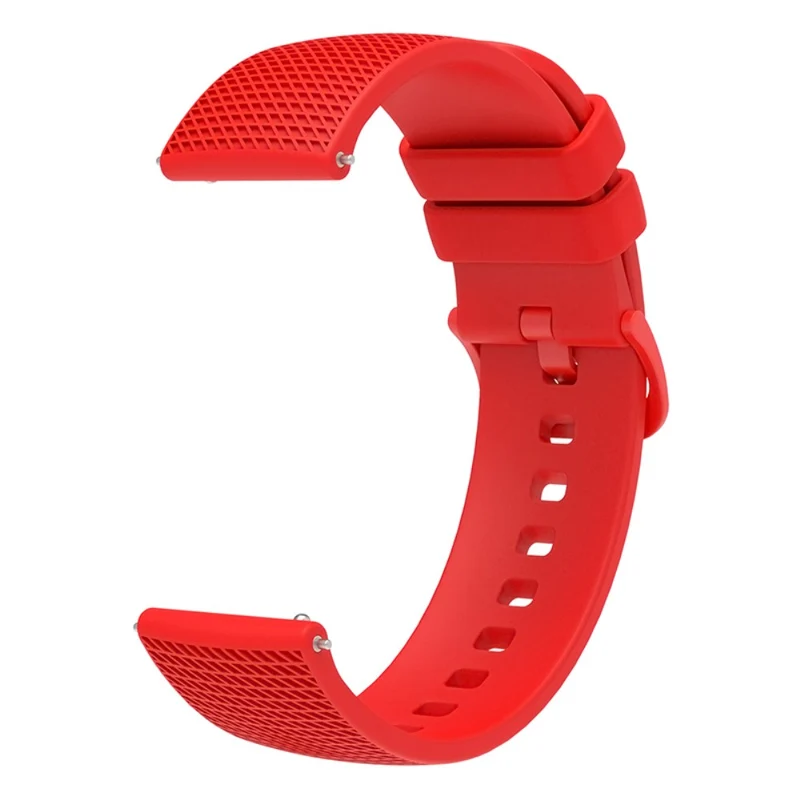 Samsung Gear S3 / Huami Amazfit Pace Silicone Watch Band Plaid Pattern 22mm Straps