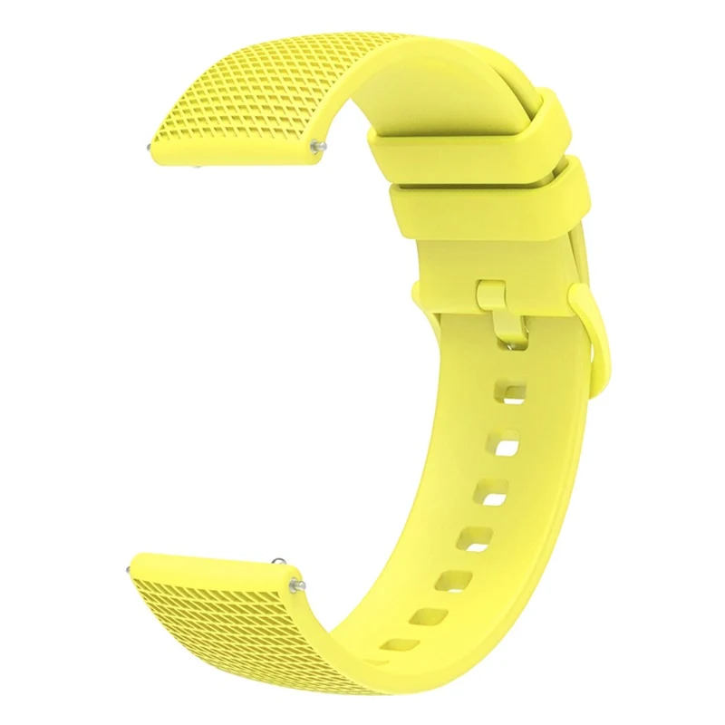 Samsung Gear S3 / Huami Amazfit Pace Silicone Watch Band Plaid Pattern 22mm Straps