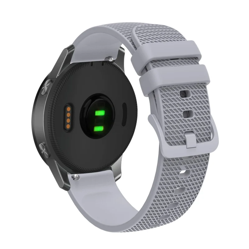 Samsung Gear S3 / Huami Amazfit Pace Silicone Watch Band Plaid Pattern 22mm Straps