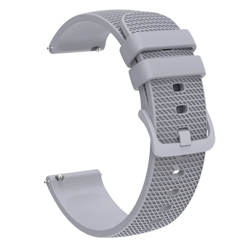 Samsung Gear S3 / Huami Amazfit Pace Silicone Watch Band Plaid Pattern 22mm Straps