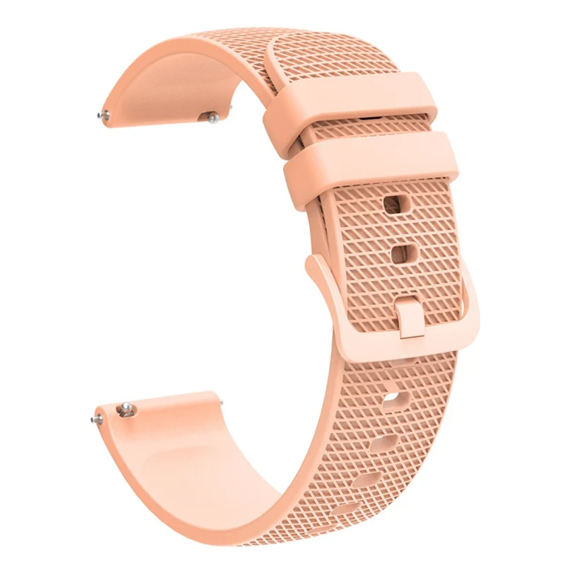 Samsung Gear S3 / Huami Amazfit Pace Silicone Watch Band Plaid Pattern 22mm Straps