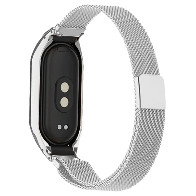 KALEBOL Series Xiaomi Mi Band 7 Watch Band Milanese Mesh Stainless Steel Magnetic Watch Strap