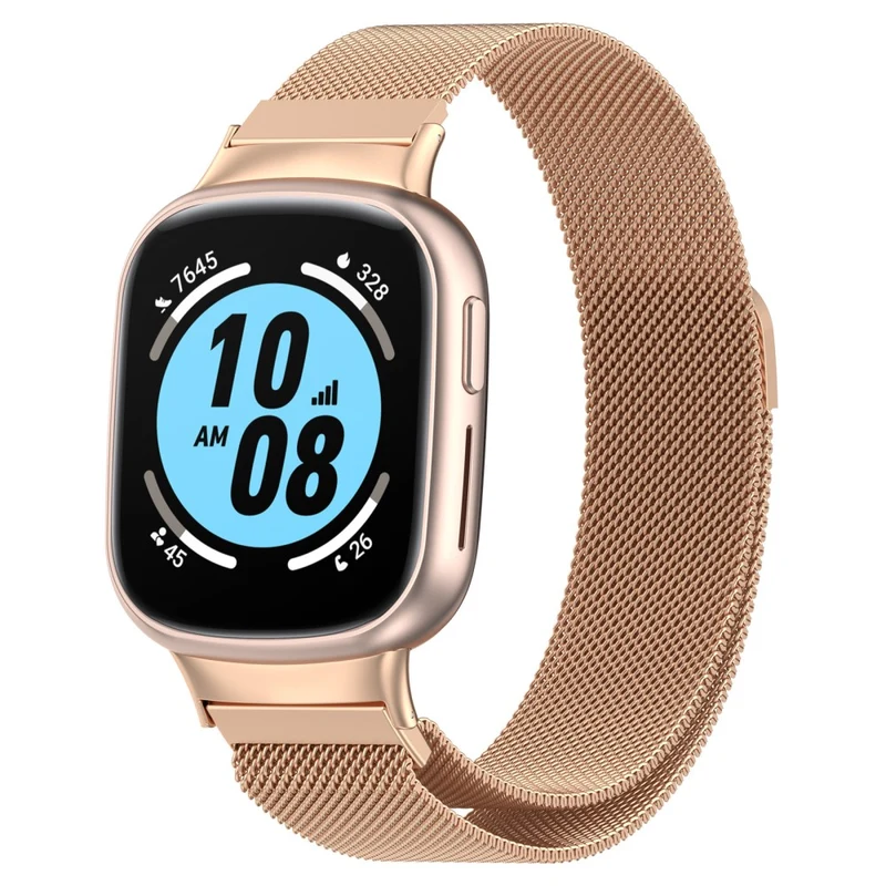 Honor Watch 4 TMA-L19 Metal Replacement Band Magnetic Milanese Mesh Watch Strap - Starlight Color