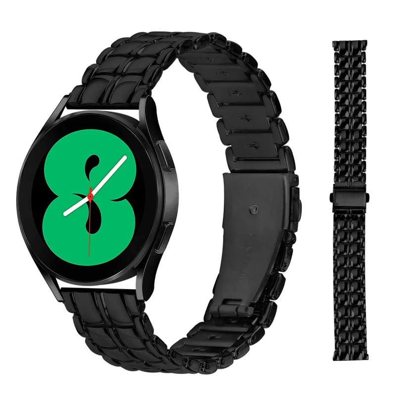 Garmin Vivomove3 / GarminMove 3 20mm Grid Texture Stainless Steel Watch Band Replacement
