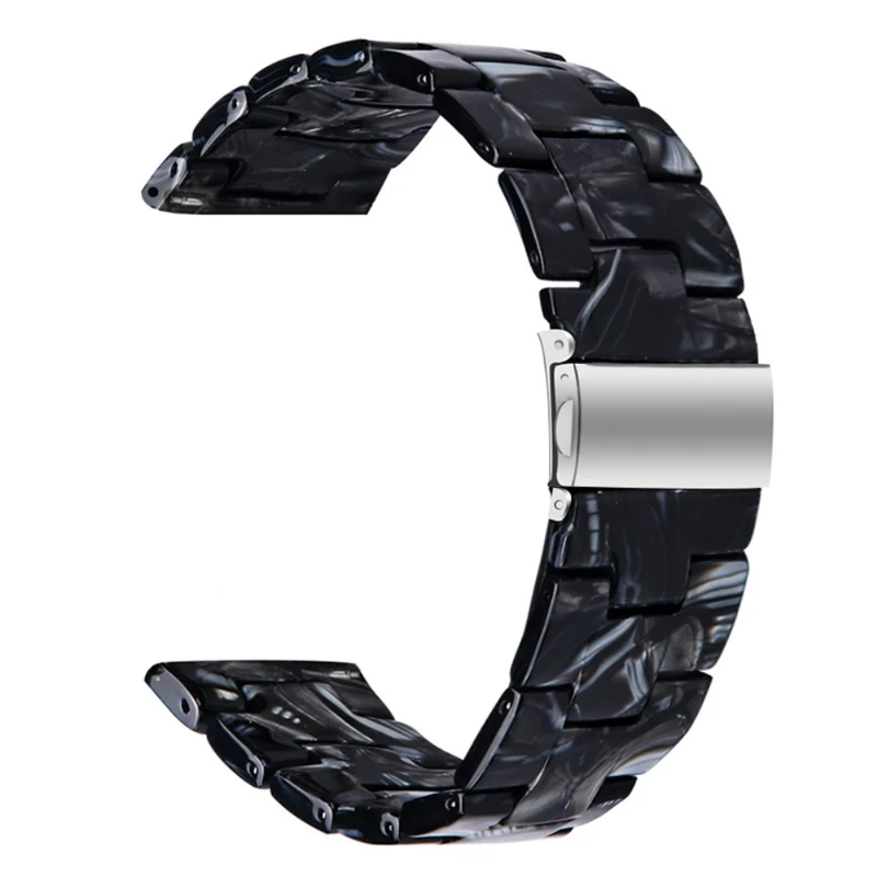 Garmin Vivoactive 4 Resin Watch Strap 22mm Water Resistant Replacement Watch Band - Chocolate