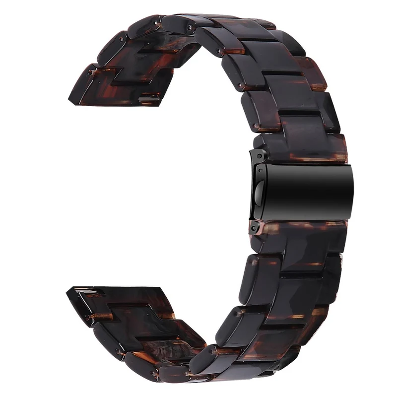 Garmin Vivoactive 4 Resin Watch Strap 22mm Water Resistant Replacement Watch Band - Chocolate