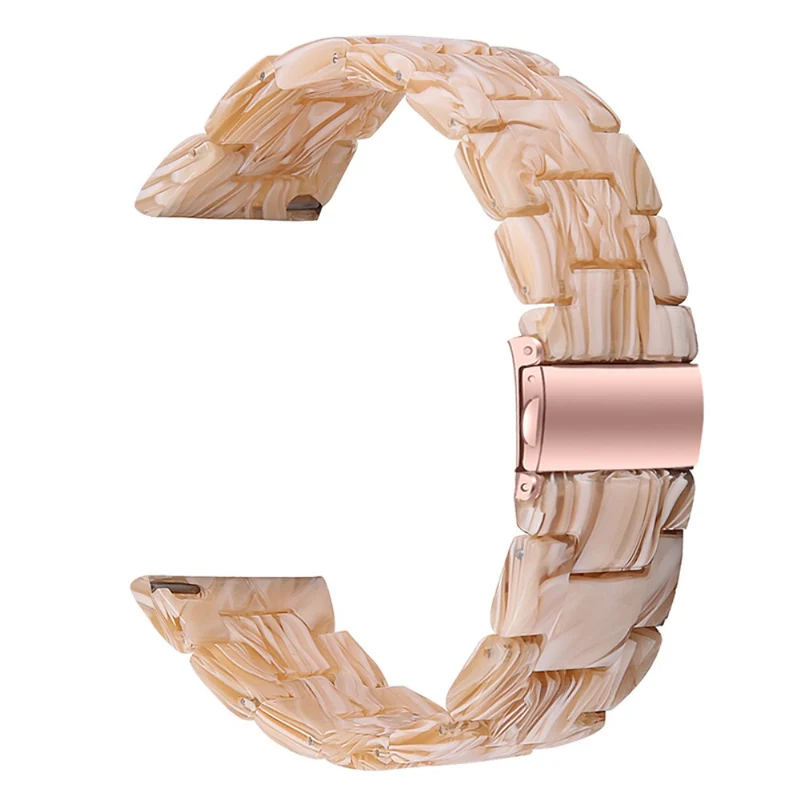 Garmin Vivoactive 4 Resin Watch Strap 22mm Water Resistant Replacement Watch Band - Chocolate