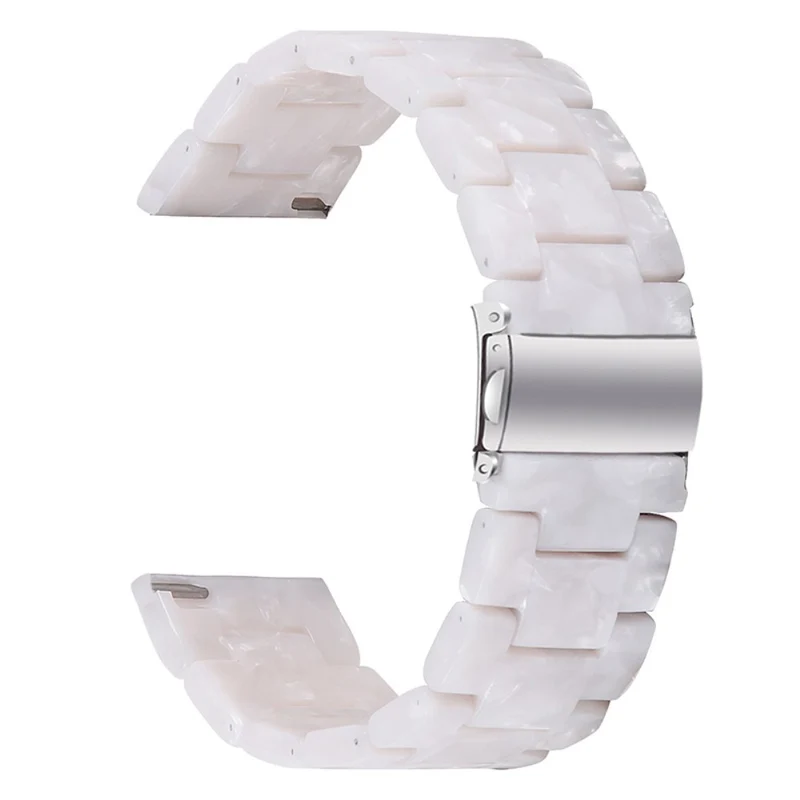 Garmin Vivoactive 4 Resin Watch Strap 22mm Water Resistant Replacement Watch Band - Chocolate