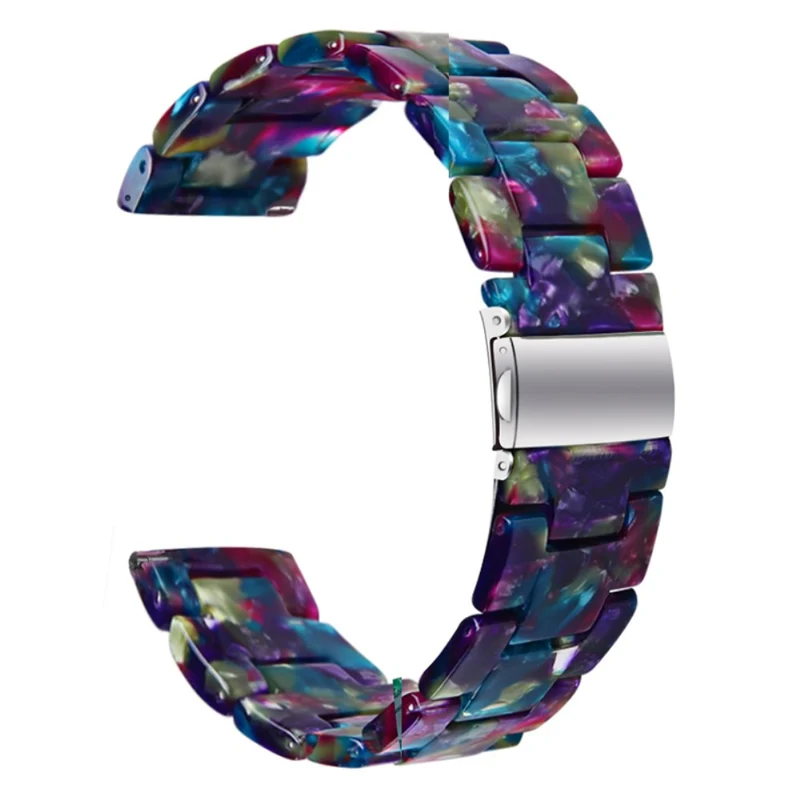 Garmin Vivoactive 4 Resin Watch Strap 22mm Water Resistant Replacement Watch Band - Chocolate