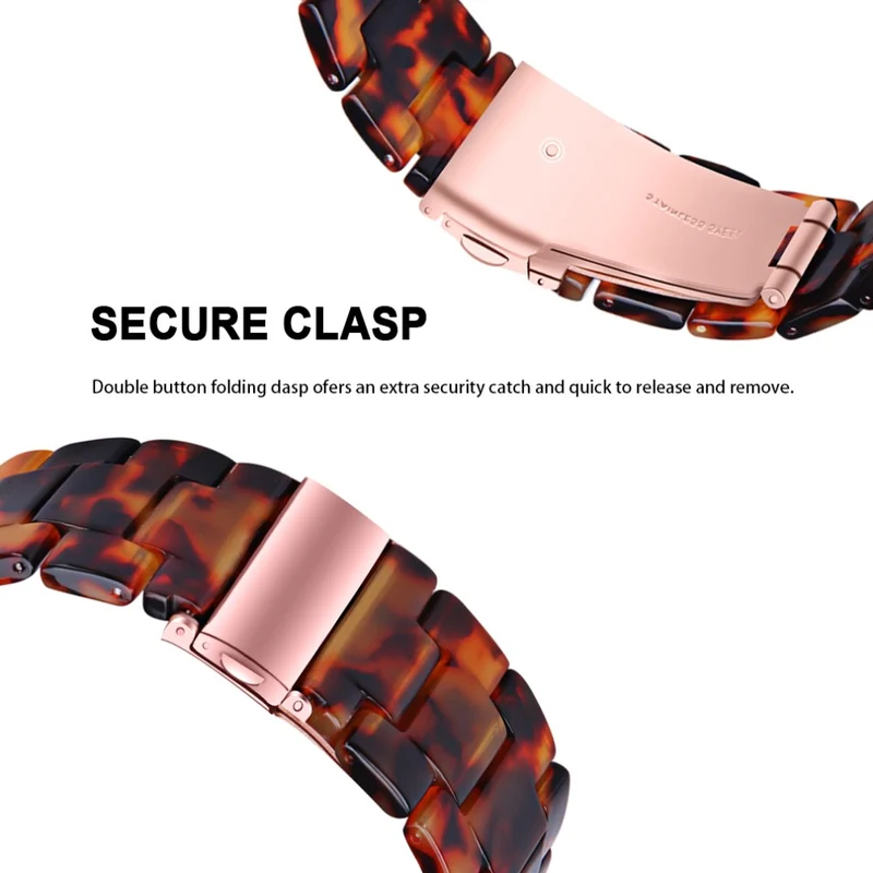 Garmin Vivoactive 4 Replacement Watch Strap 22mm Water Resistant Resin Watch Band