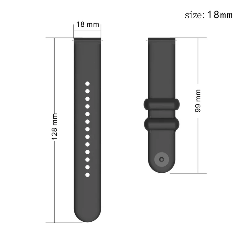 Garmin Venu 3S / Forerunner 265S Watch Strap 18mm Silicone Replacement Watch Bands - Mint Green