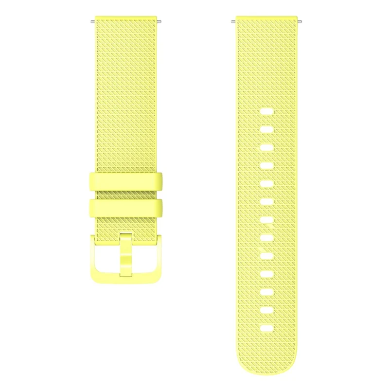Garmin Venu 3S / Forerunner 265S Watch Strap 18mm Plaid Pattern Silicone Band - Navy Blue