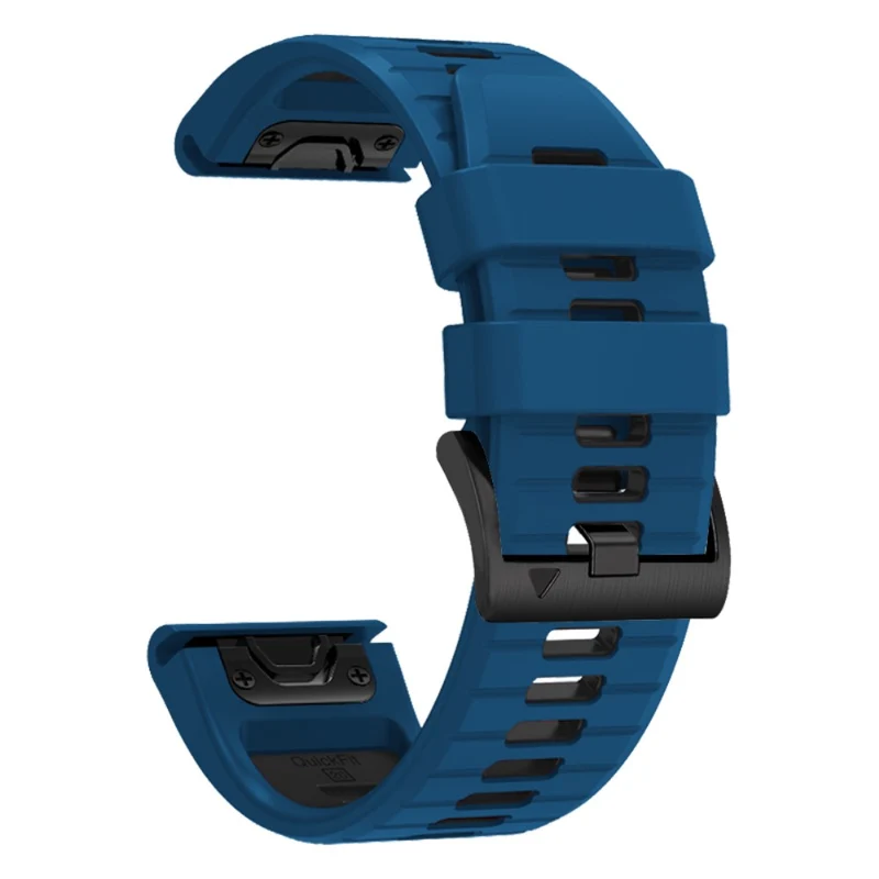 Garmin Fenix 7X Pro / Fenix 7X Dual-Colors Sport Strap Silicone Breathable Wristband - Red+Black