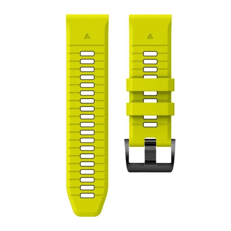 Garmin Fenix 7X Pro / Fenix 7X Dual-Colors Sport Strap Silicone Breathable Wristband - Red+Black