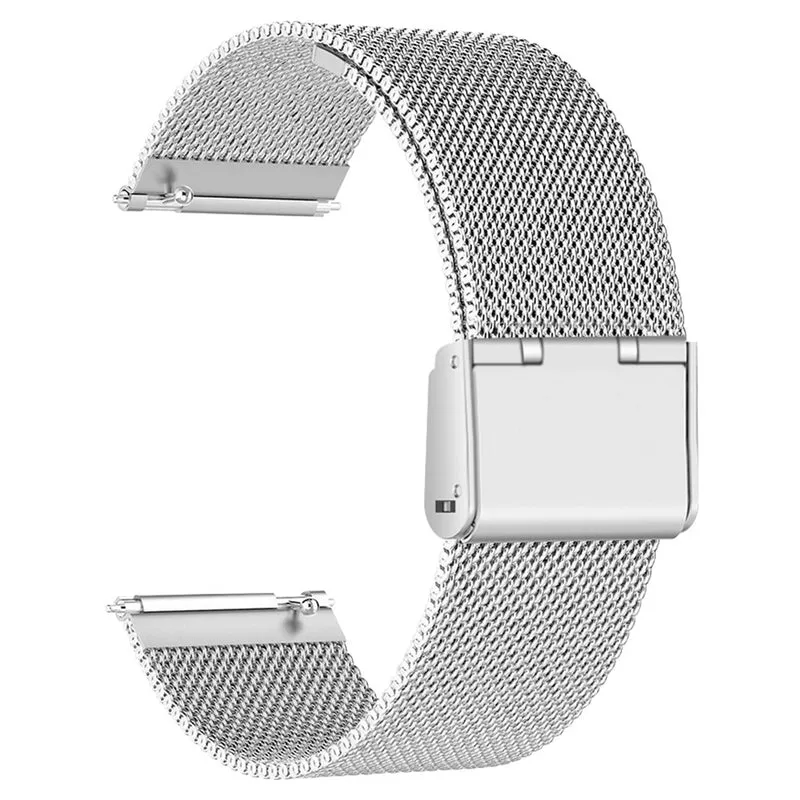 Popglory 1.85'' P66 Smart Watch Strap Quick Release Milanese 22mm Watch Band with Buckle
