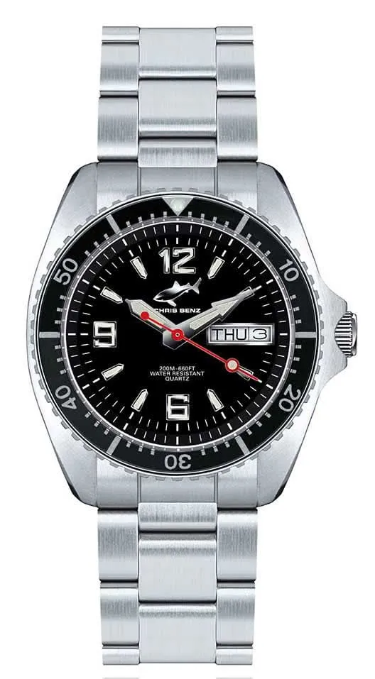 Chris Benz One Medium 200M CBM-S-MB-SW Damenuhr • Saphirglas • 200m Wasserdicht