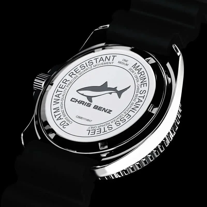 Chris Benz One Medium 200M CBM-S-MB-SW Damenuhr • Saphirglas • 200m Wasserdicht