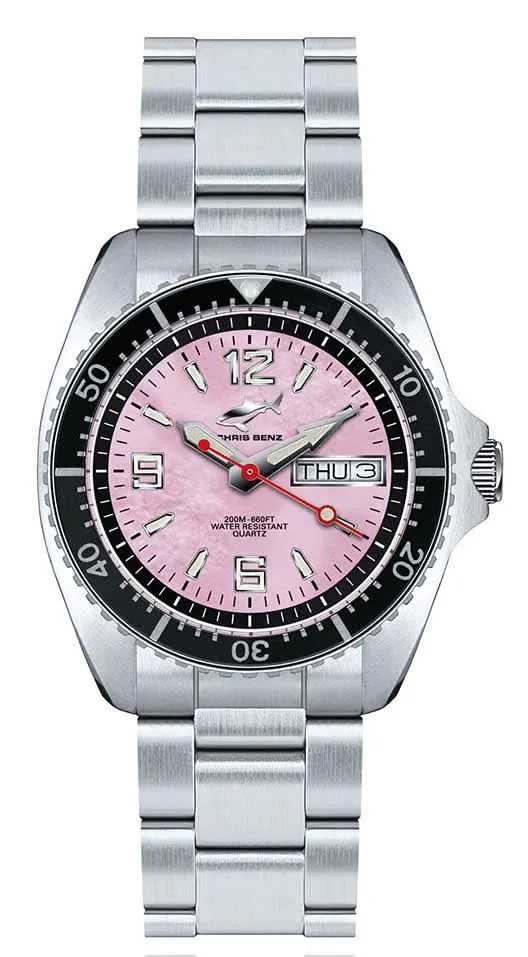 Chris Benz One Medium CBM-R-MB-SW Damenuhr • 200m Wasserdicht • Saphirglas
