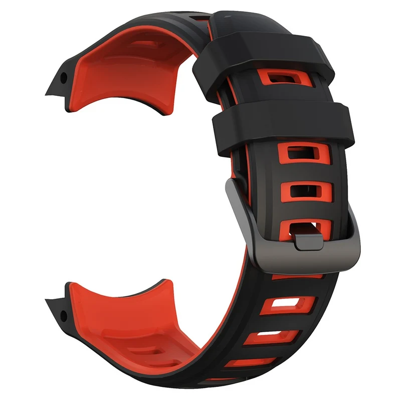 Garmin Instinct 2X Silicone Watch Straps Dual Color Wrist Band - Orange+Black