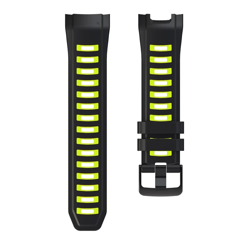 Garmin Instinct 2X Silicone Watch Straps Dual Color Wrist Band - Orange+Black