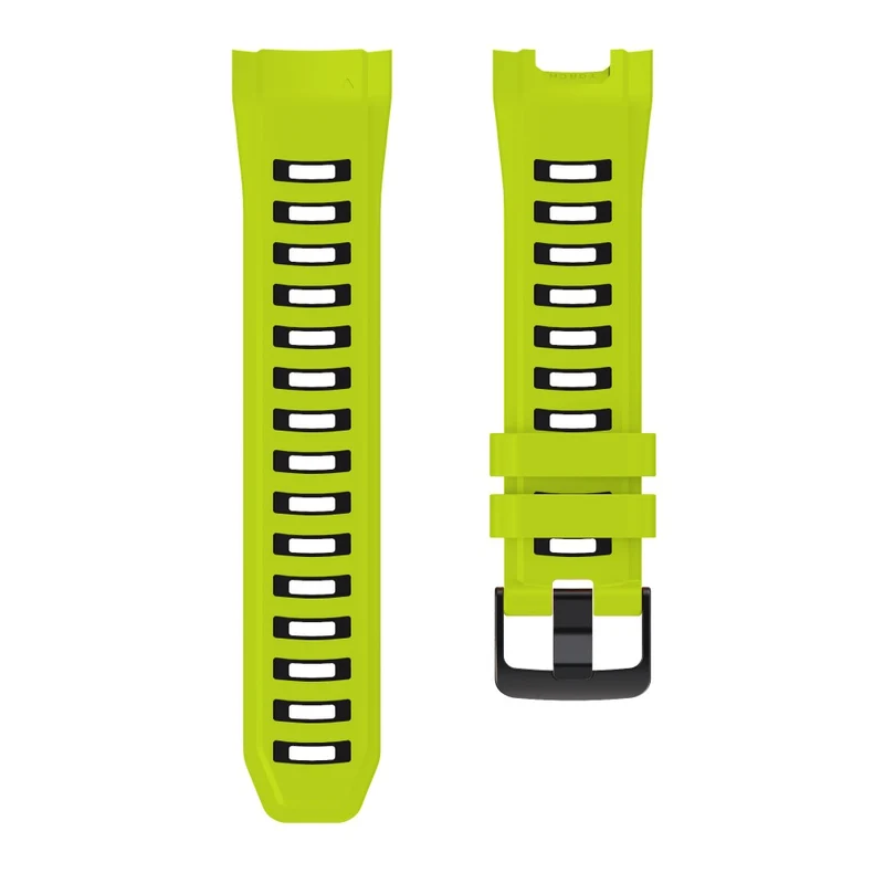Garmin Instinct 2X Silicone Watch Straps Dual Color Wrist Band - Orange+Black