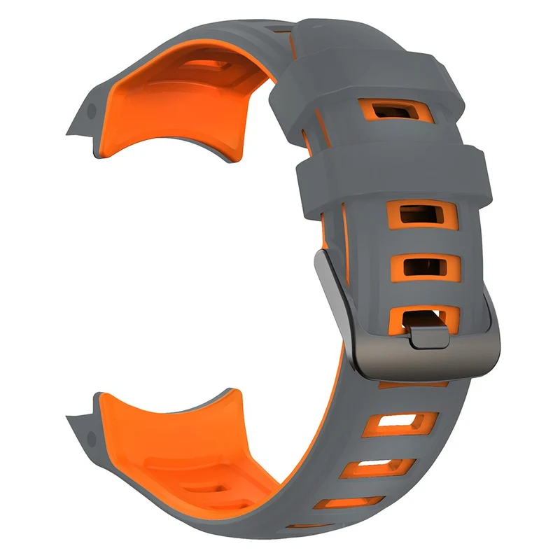Garmin Instinct 2X Silicone Watch Strap Replacement Wrist Band - Orange+Black