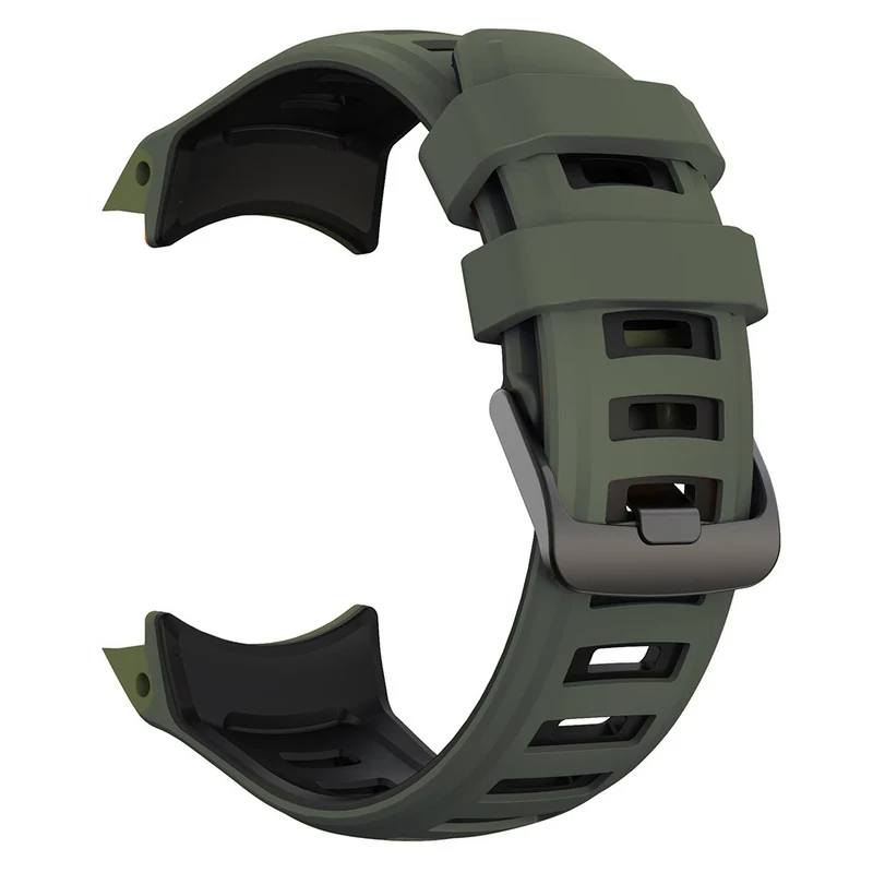 Garmin Instinct 2X Silicone Watch Strap Replacement Wrist Band - Orange+Black